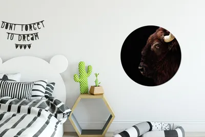 Produktbild von MuchoWow® - Wand Kreis - Wand Bild - Foto Tapete - Selbstklebende - Wohnzimmerdekoration - Wand Dekoration - Kinderzimmer