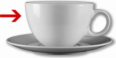 Produktbild von 6x Frühstücks-Obertasse 0,37 l Kaffeeservice, Kaffeebecher