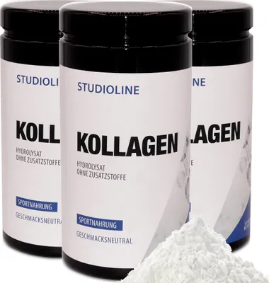 Produktbild von 100% Reines KOLLAGEN HYDROLYSAT 500g | Ultra feines Pulver | Ohne Zusatzstoffe | Geschmacksneutral | Hohe Wertigkeit 90g Eiweiß