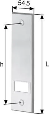 Produktbild von Fridavo Deckplatte 110110 für PARO Wickler 110100