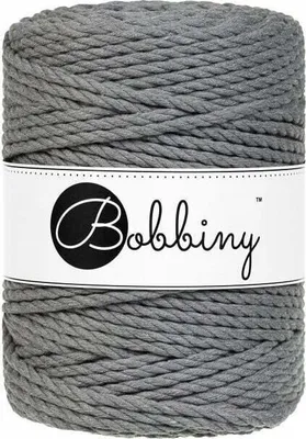 Produktbild von Bobbiny 3PLY Macramé Rope 5 mm 100 m Stone Grey Schnur