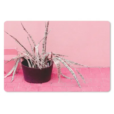 Produktbild von MuchoWow® Schreibtischunterlage Sommer - Rosa - Pflanzen 60x40 cm - XXL Mauspad - Großes Mauspad