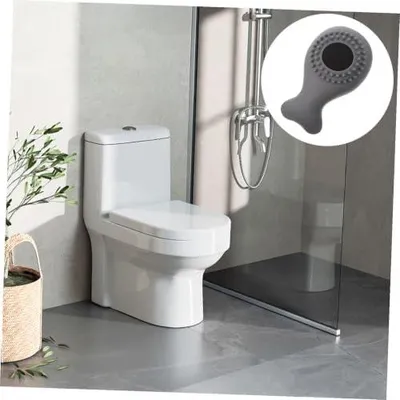 Produktbild von Silikongriff für Körperbürsten in der Badewanne und Dusche, Massage- und Reinigungsbürste für Rücken, Nacken und Schultern