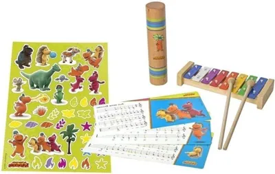 Image de Xylophone en bois - Jouet musical - Découverte de la musique - Touches colorées - 22 x 10 cm - Couleur bois