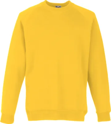 Produktbild von Fruit Of The Loom Pullover für Kinder BC1365 (14-15) (Sonnenblumengelb)
