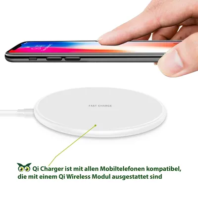 Produktbild von QI Wireless Ladegerät für Samsung Galaxy Z Flip Fold 7 / FE 6 5 4 3 Ladematte