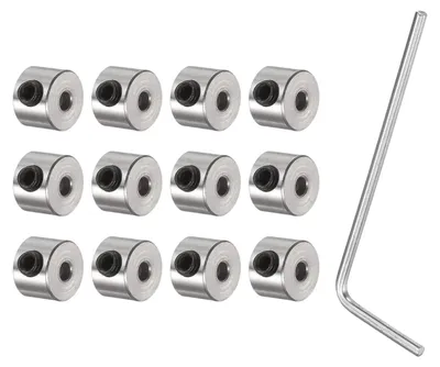 Productafbeelding van 12 stuks stelringen, klemring, 2,1 x 7 x 5 mm (ADxH)