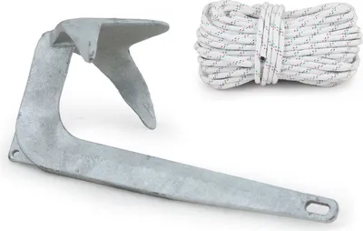 Produktbild von Anker-Set aus Bruce Anker 5 kg + Leine 30 m Ø 10 mm