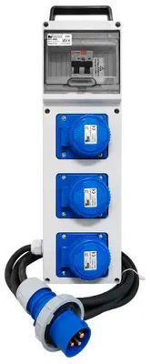Immagine prodotto di Quadro ASC da Cantiere IP65 con 3 Prese 2P+T 16A
