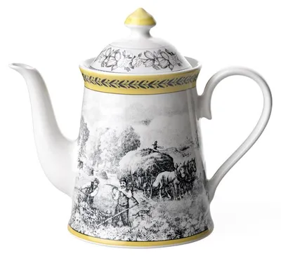 Zdjęcie produktu dla Villeroy & Boch Audun Ferme Kaffee-Servierset 3-teilig für 6 Personen – Kaffeekanne, Milchkännchen & Zuckerdose