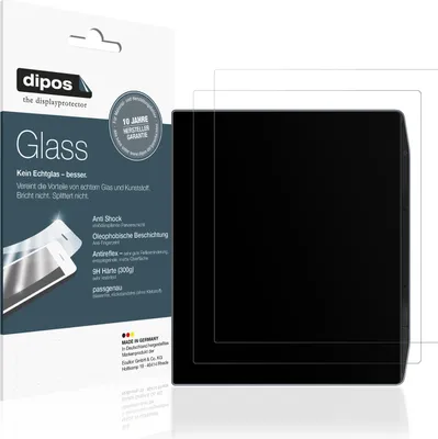 Produktbild von 2x Schutzfolie für Pocketbook Era Color matt - Anti-Shock 9H Folie dipos Glass Kunststoffglas