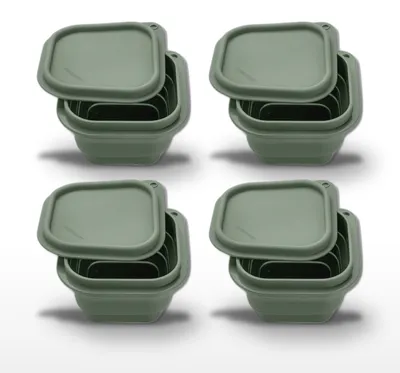Image de Lot de 4 boîtes à lunch 1 L avec 4 ustensiles de cuisine Fackelmann Storage
