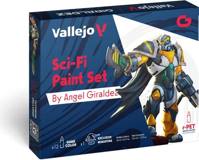 Produktbild von Vallejo Game Color Sci-Fi-Farbset von Angel Giraldez