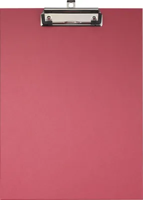 Produktbild von Original Falken Umwelt-Klemmbrett Öko.  Germany. Mit stabilem Pappkern und farbigem Papierbezug außen für DIN A4 rot Blauer Engel ideal für Inventur und Lagerwirtschaft