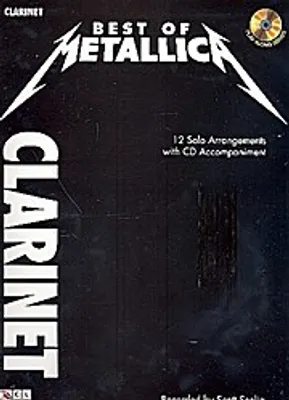 Produktbild von Best of Metallica for Clarinet Book/Online Audio