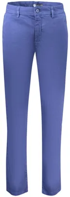 Immagine prodotto di Pantaloni chino da donna blu slim fit con logo – Look elegante