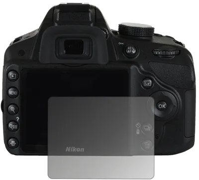 Produktbild von Blickschutzfolie für Nikon D3200 matt Schutzfolie Folie Display Schutz dipos