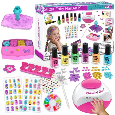 Produktbild von Nagelset für Kinder mit künstlichen Nägeln und Zubehör