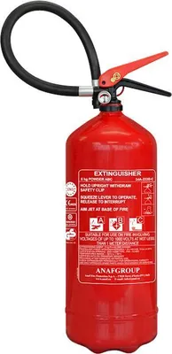Produktbild von ANAF Feuerlöscher 6 kg ABC Pulver, Typ PS6-HJ ABC
