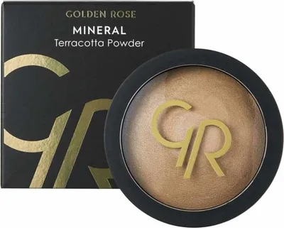 Immagine prodotto di GOLDEN ROSE, cipria illuminante minerale "Terrabaked", tonalità 04 "Natural Rose", 12g