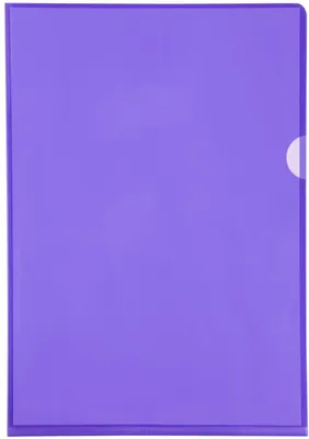 Produktbild von Exacompta 10 Aktenhüllen A4 PVC glatt 13/100 mm violett