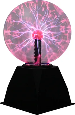 Image de 8 pouces de lumière d'éclairage de tonnerre de plasma de brume - tactile / lampe de nouveauté sensible au son