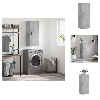 Produktbild von vidaXL Wandschrank Betongrau 34,5x34x90 cm -  Sideboards