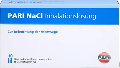 Produktbild von Pari Nacl Inhalationslösung Ampullen 10X5 ml