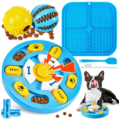 Produktbild von 8-teiliges interaktives Hundespielzeug-Set - Gegen Langeweile und für Training
