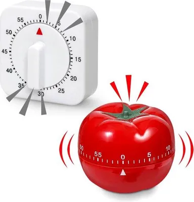 Produktbild von Küchenuhr, 60 Minuten, Eieruhr, mechanischer Timer, für Kochen, Sport, Hausarbeit, Büro (Kurzzeituhr)