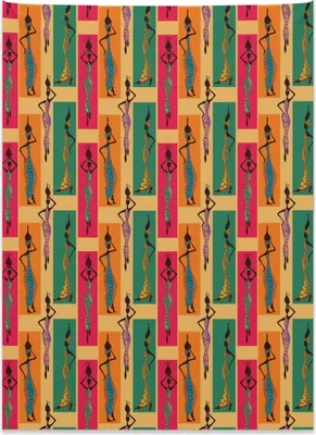 Produktbild von Abakuhaus Afro Wandteppich, Ethnischer gebürtiger Mororccan aus Weiches Mikrofaser Stoff Kein Verblassen Klare Farben Waschbar, 110 x 150 cm, Mehrfarbig