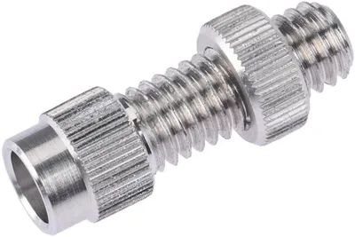 Imagen del producto de Tornillo de cabeza plana con tuerca de fijación para sistemas Hollandz de fontanería y saneamiento