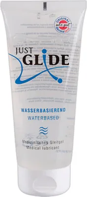 Produktbild von Just Glide Gleitmittel auf Wasserbasis 200 ml