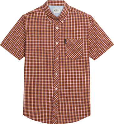 Produktbild von Ben Sherman - "Signature House" Hemd für Herren, kurzärmlig BK105 (XL) (Rot)