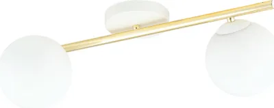 Immagine prodotto di Lampada da soffitto Emibig 2xE14 10W SPLENDI con 2 paralumi bianchi 1249/2