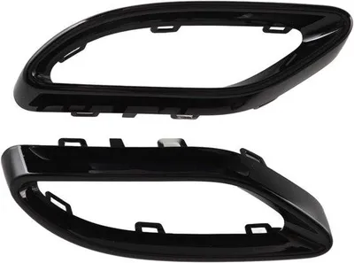 Immagine prodotto di Copertura terminale silenziatore in acciaio inossidabile di ricambio per Mercedes-Benz Classe A, B, C, E, GLC, CLS (W177, W247)