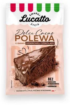 Immagine prodotto di Glassa al cioccolato fondente Luc 100 g