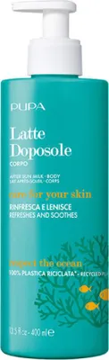 Produktbild von PUPA Milano After Sun Milk, Körper, 400 ml, Milch, Anti-Rötung, Feuchtigkeitsspendend, Frauen, Pumpenflasche