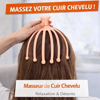 Image de Masseur de Tête Manuel à Billes – 12 Branches
