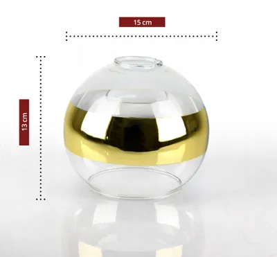 Zdjęcie produktu dla Lampa Sufitowa Żyrandol Biała Złota GLASS EG2 LED