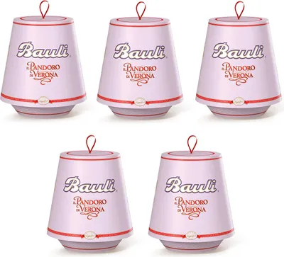 Produktbild von 5x Bauli Mini Pandoro di Verona Tradizionale Weich Pandoro 100g Weihnachtskuchen aus der Veroneser Tradition