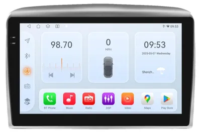 Productafbeelding van Carplay, touchscreen, navigatiesysteem, compatibel met Lancia Ypsilon (2006 - 2011), QS8 KI AHDC2