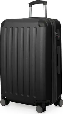 Immagine prodotto di HAUPTSTADTKOFFER Spree - Trolley 65 cm con espansione, valigia rigida, valigia da stiva 20 kg  4 ruote, valigia rigida TSA, 74 L, nera