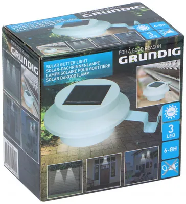 Produktbild von GRUNDIG Solar-LED Gartenleuchte weiß