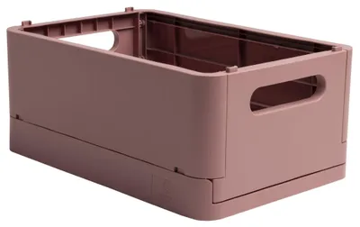 Zdjęcie produktu dla Składany pojemnik do przechowywania SKANDI z recyklingowanego PP MIDI - brudny róż