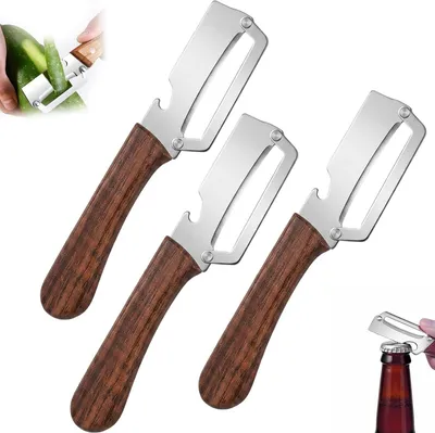 Produktbild von 3er Set Multifunktionale Gemüseschäler für Kartoffeln und Äpfel