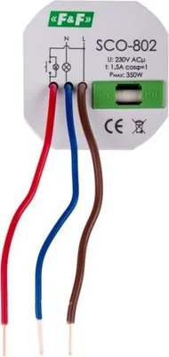 Image de Variateur de lumière Variateur d'éclairage avec mémoire SCO-802 F&F 1139