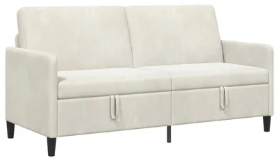 Immagine prodotto di vidaXL Divano con contenitore color crema 172 x 78 x 87 cm in poliestere