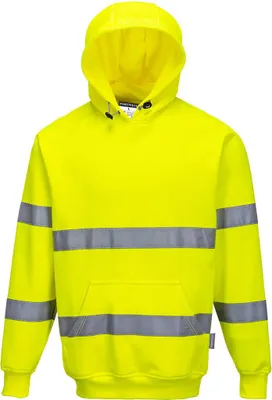 Produktbild von Portwest B304 Warnschutz-Kapuzen-Sweat-Shirt Yellow Gr. L