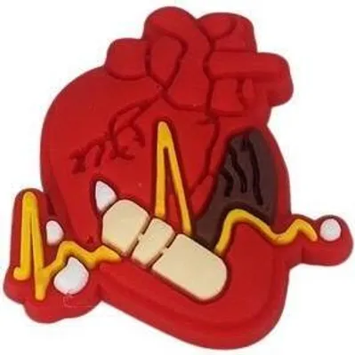Produktbild von Shoe Charms für Clogs Schuh Pin Krankenhaus Anstecker für Crocs Herz